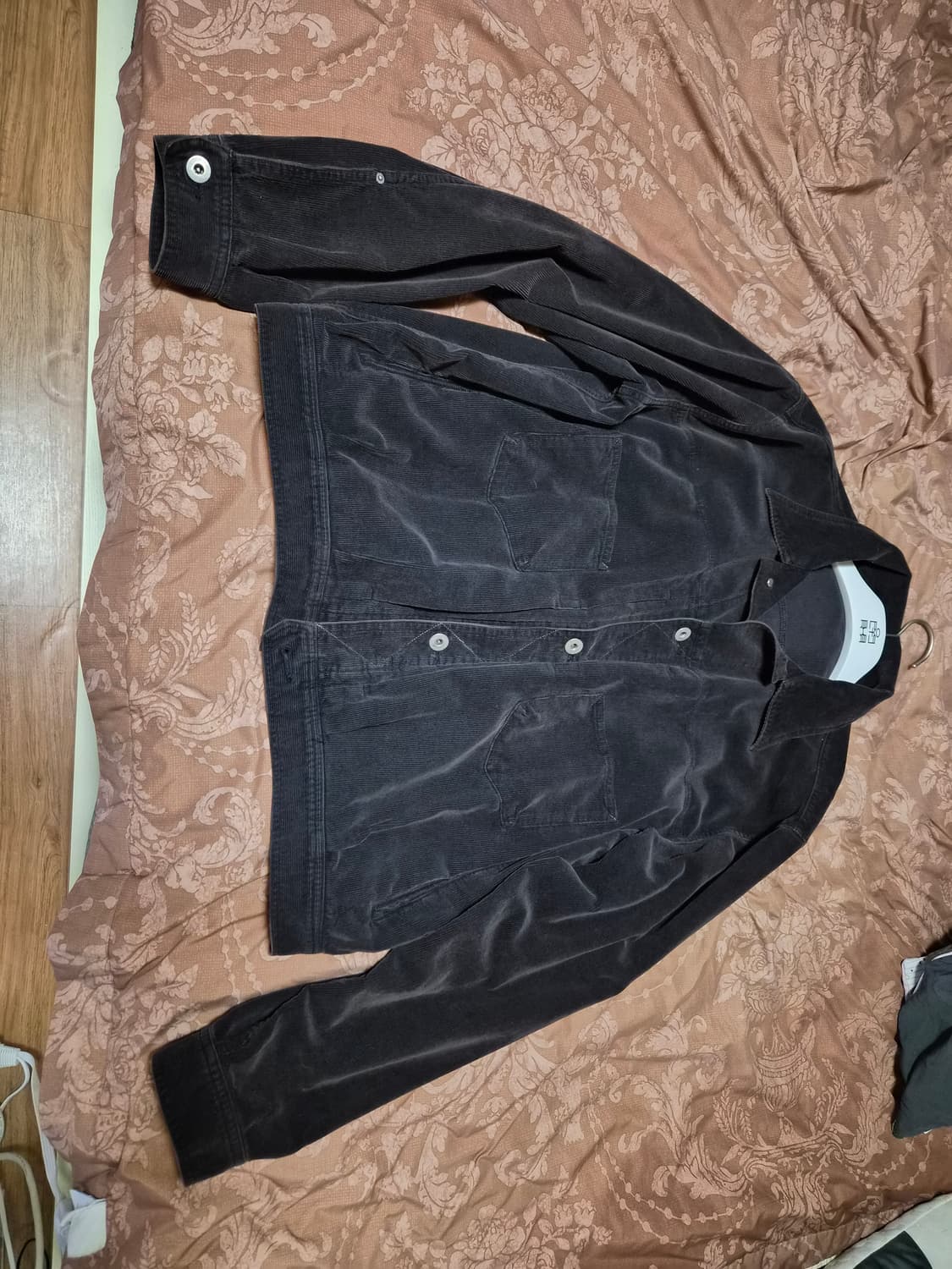 3사이즈 폴리테루 페이즐리 트러커 다크퍼플네이비 001 상품이미지2