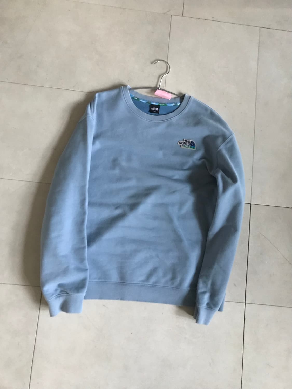 노페 연하늘 맨투맨 상품이미지8