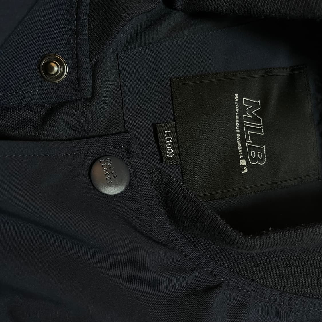 [정품] MLB 네이비 LA 바시티 자켓 [ L ] 상품이미지4