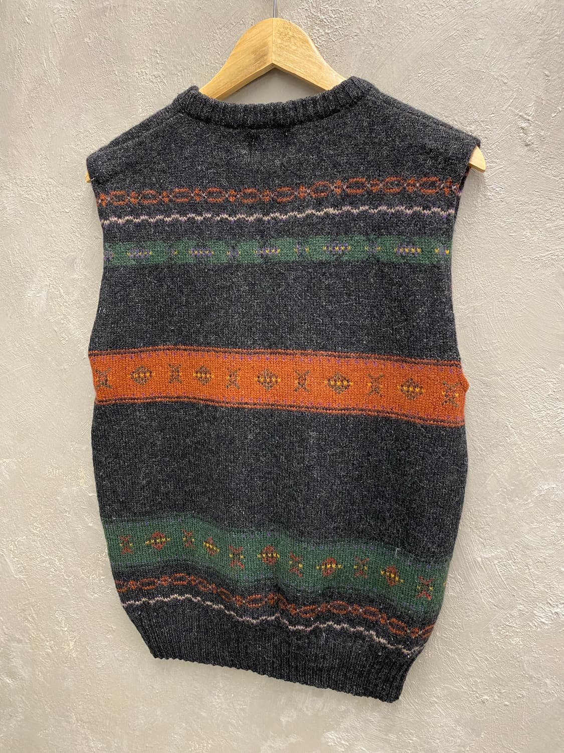 [M] 90s CAPEISLE KNITTERS 덕 헌팅 니트 베스트 상품이미지5