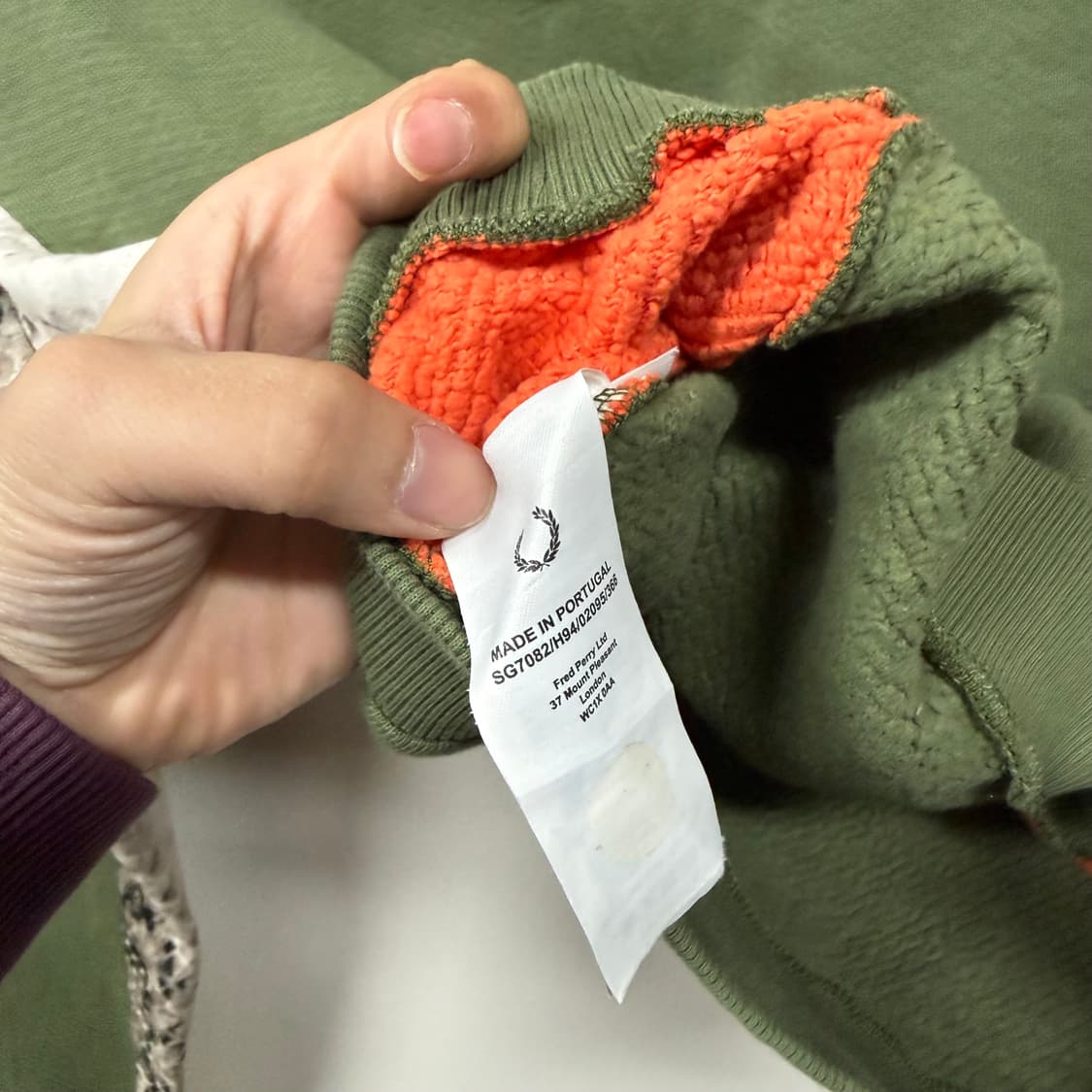 프레드페리 아카네우츠노미야 스웻셔츠  상품이미지3