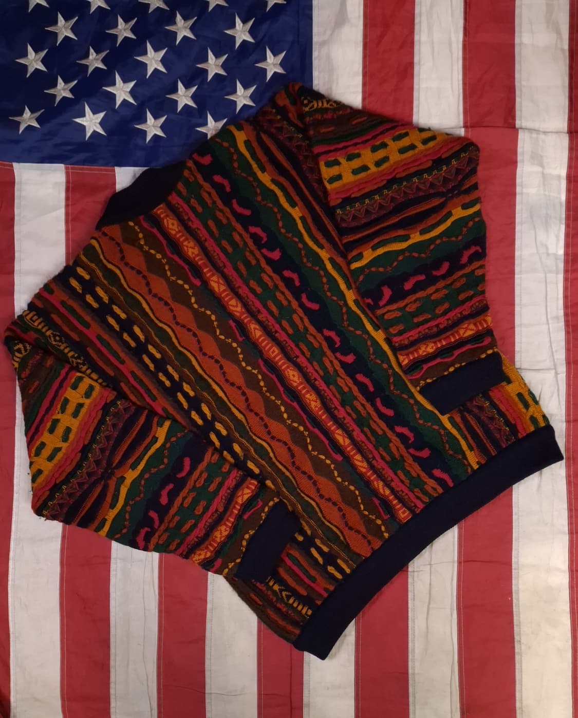 새제품급 오리지날 오스트레일리아 쿠지 COOGI 케이블니트 가디건 상품이미지5