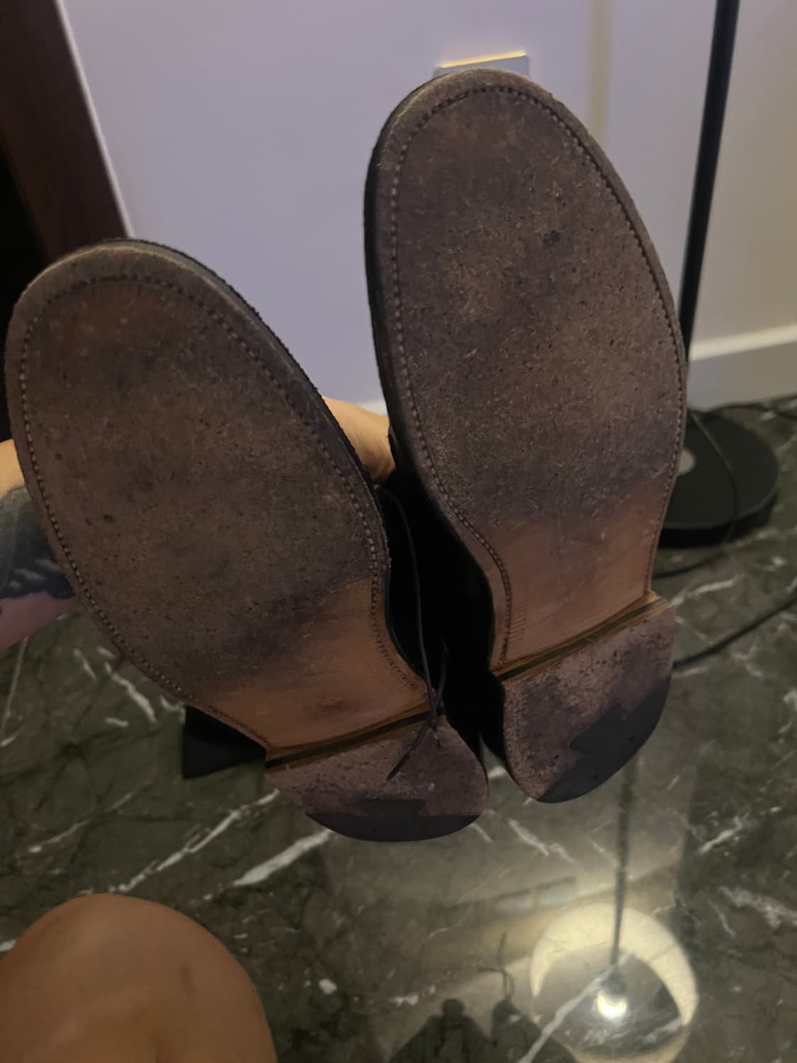 알든 코도반 990 9d(버건디) 상품이미지6