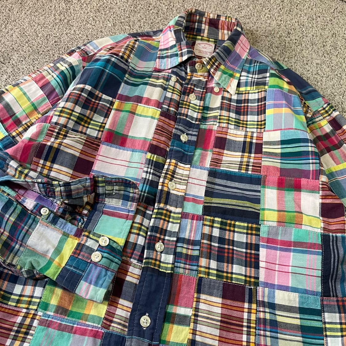 브룩스 브라더스 패치워크 셔츠  상품이미지2