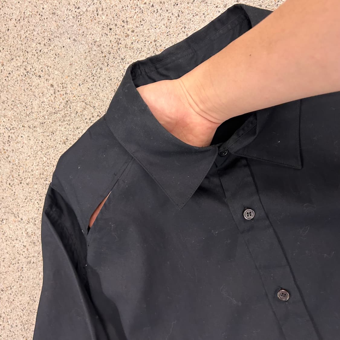 SULVAM cutting shirt 상품이미지3
