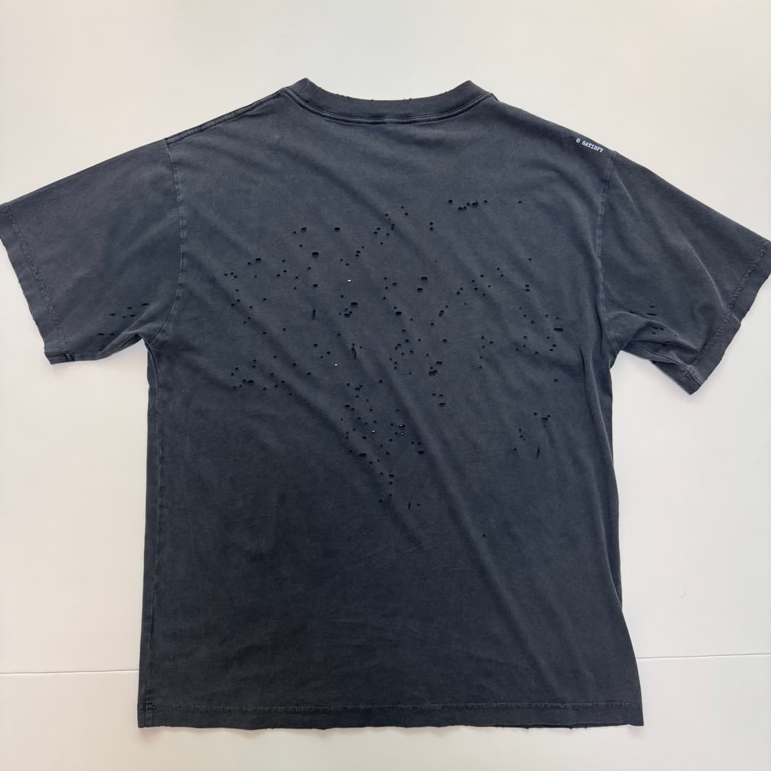 새티스파이x오클리 모스테크 에이지드 티셔츠(L) 팝니다. 상품이미지4