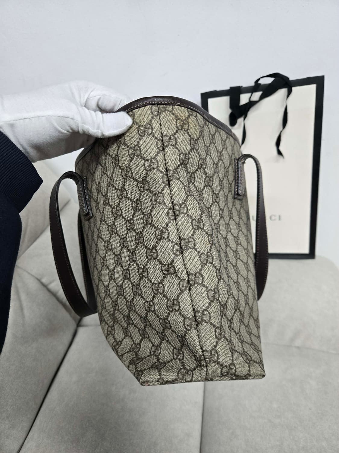 [보증서 정품] 구찌 자가드 숄더백 상품이미지3