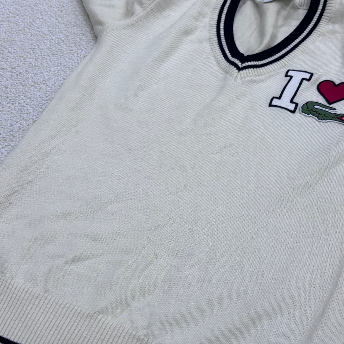 36 라코스테 브이넥 니트 스웨터 0320E 상품이미지5