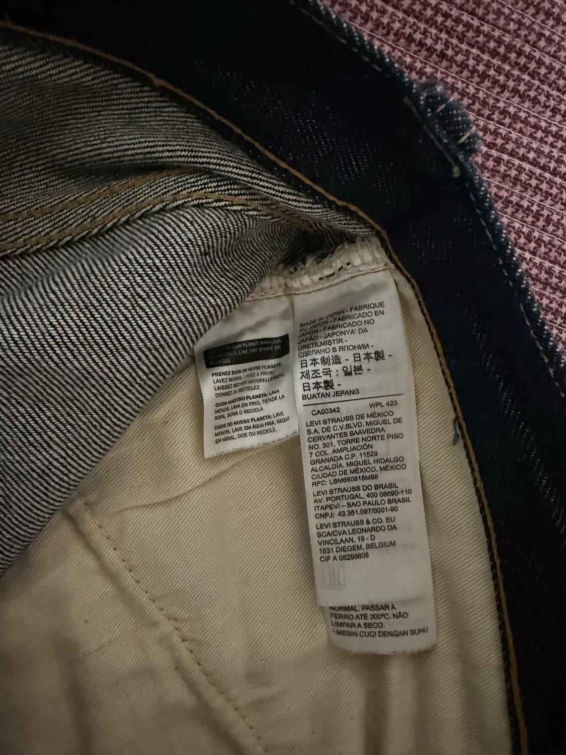 Lvc 55501 리지드 32x34 데님 팬츠 상품이미지5