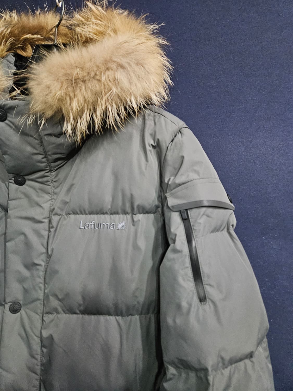 라푸마 라이트카키 남성 105 롱패딩  상품이미지4