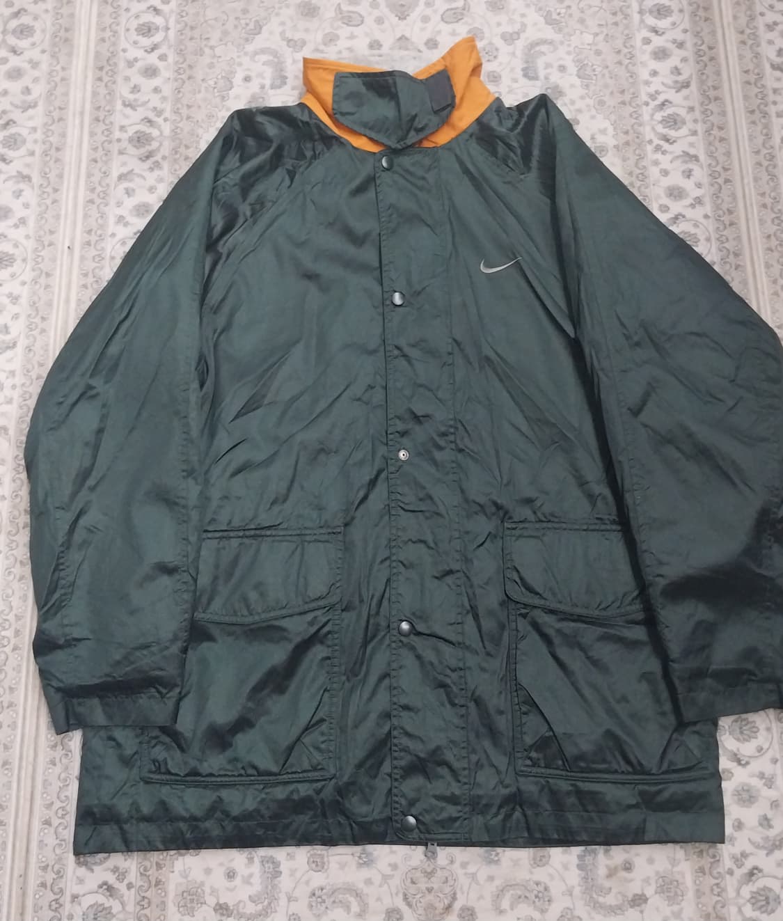 90s 올드스쿨 나이키 스우시 파카 (안쪽후리스) L 상품이미지1