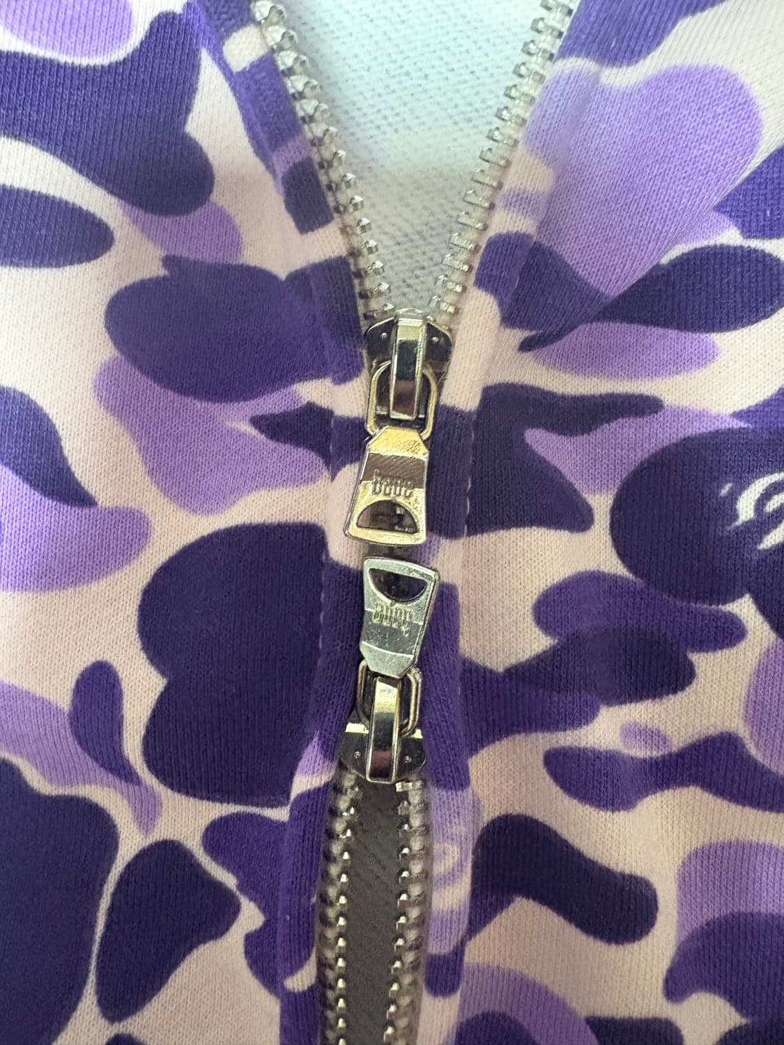 베이프 후드집업 퍼플 상품이미지5