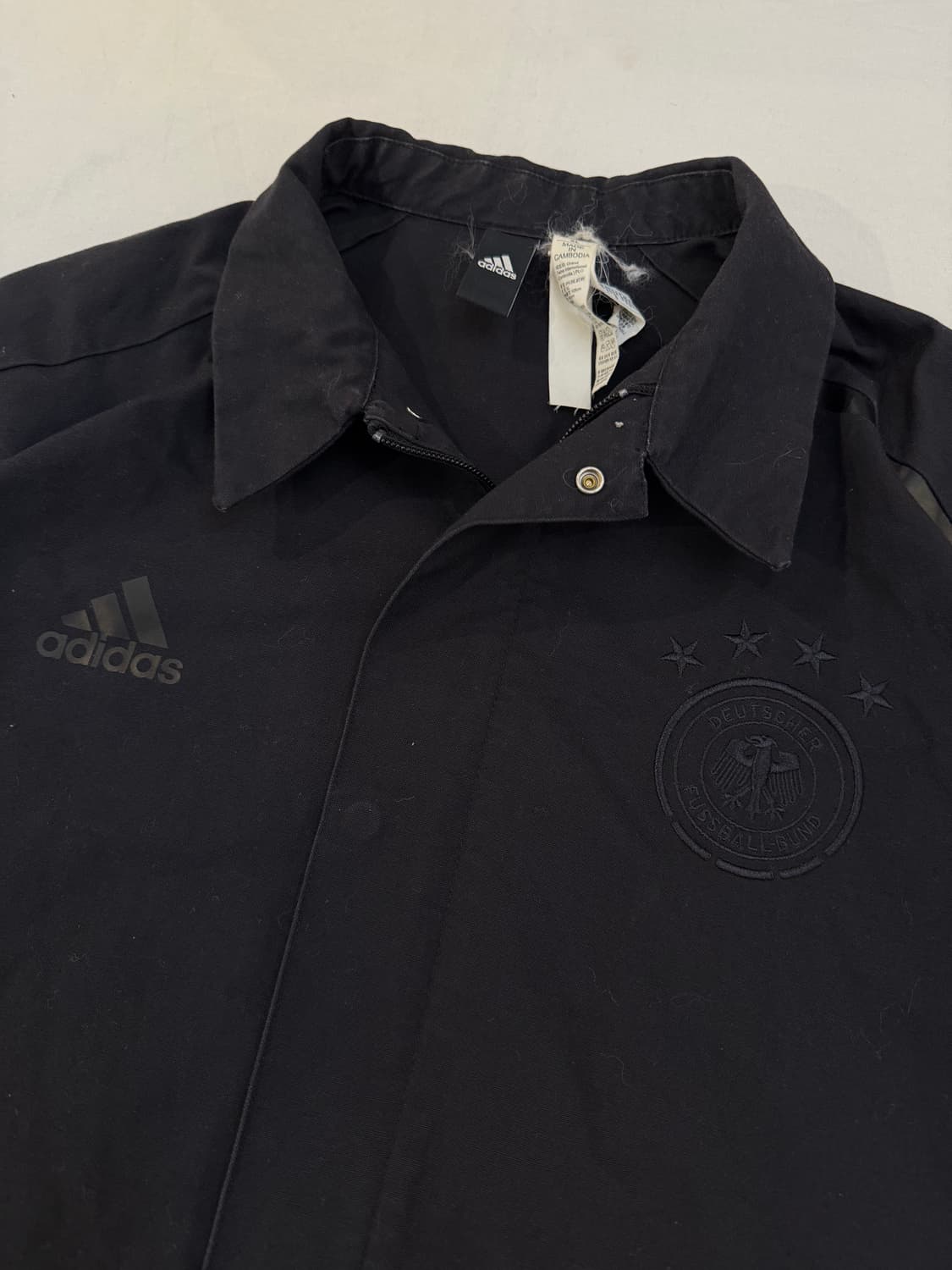 아디다스 독일 국대 바람막이 코치자켓 블랙 상품이미지2