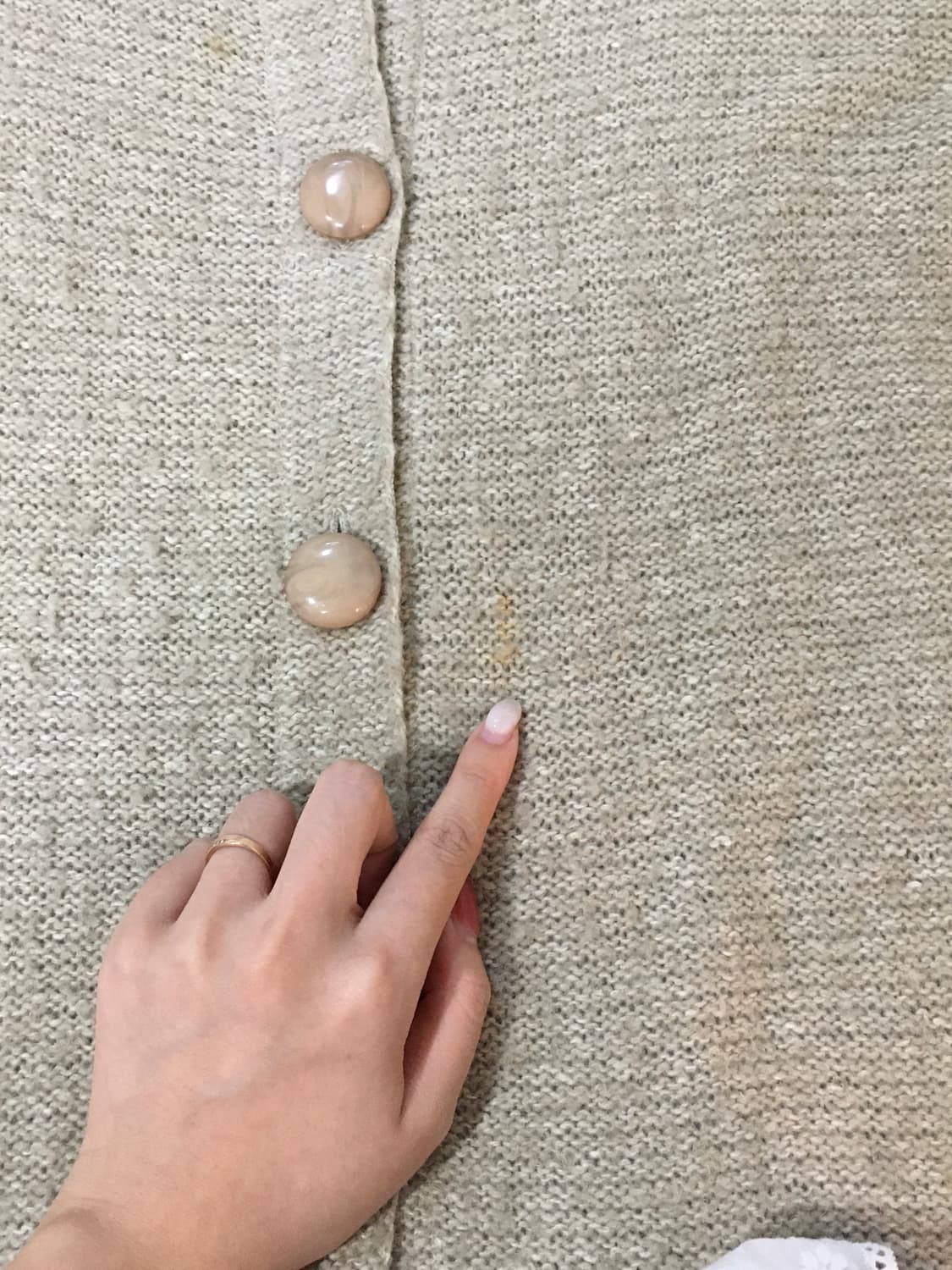 세이지 반팔니트 가디건 상품이미지3