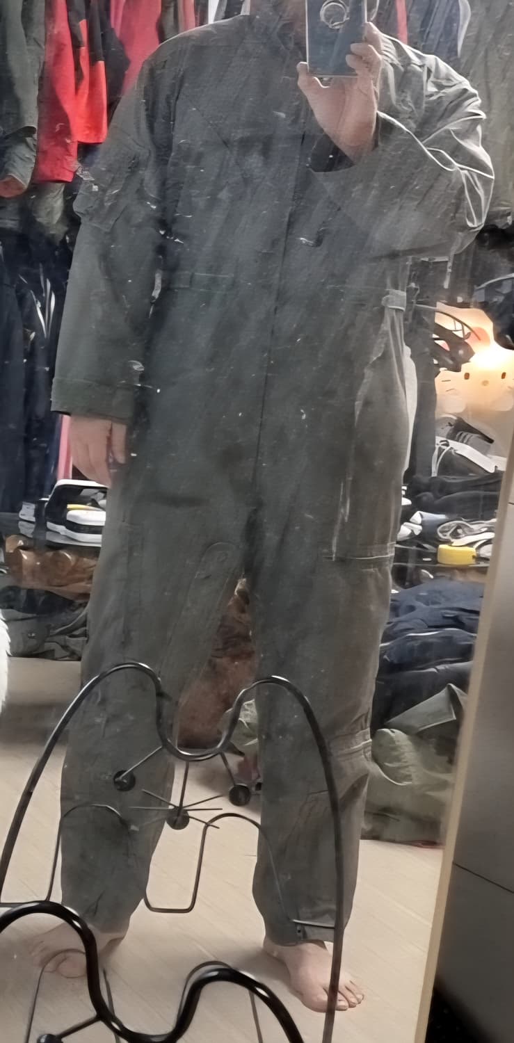 미군 방염 항공 점프 슈트 작업복 올인원 카키(100-105) 상품이미지7