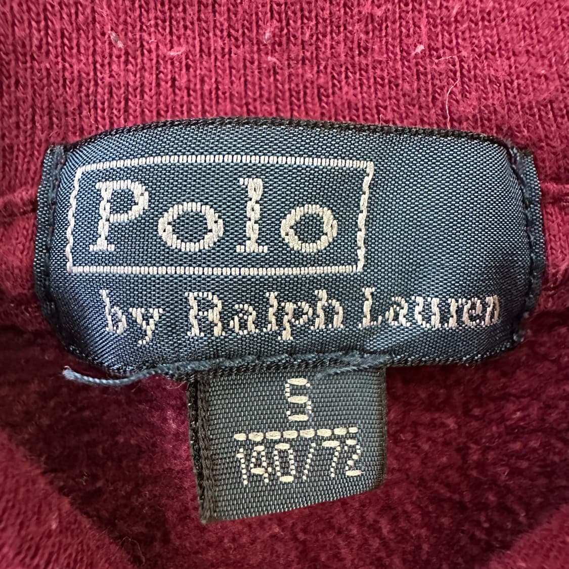 S 폴로 키즈 숄카라 스웨트셔츠 0331D 상품이미지2