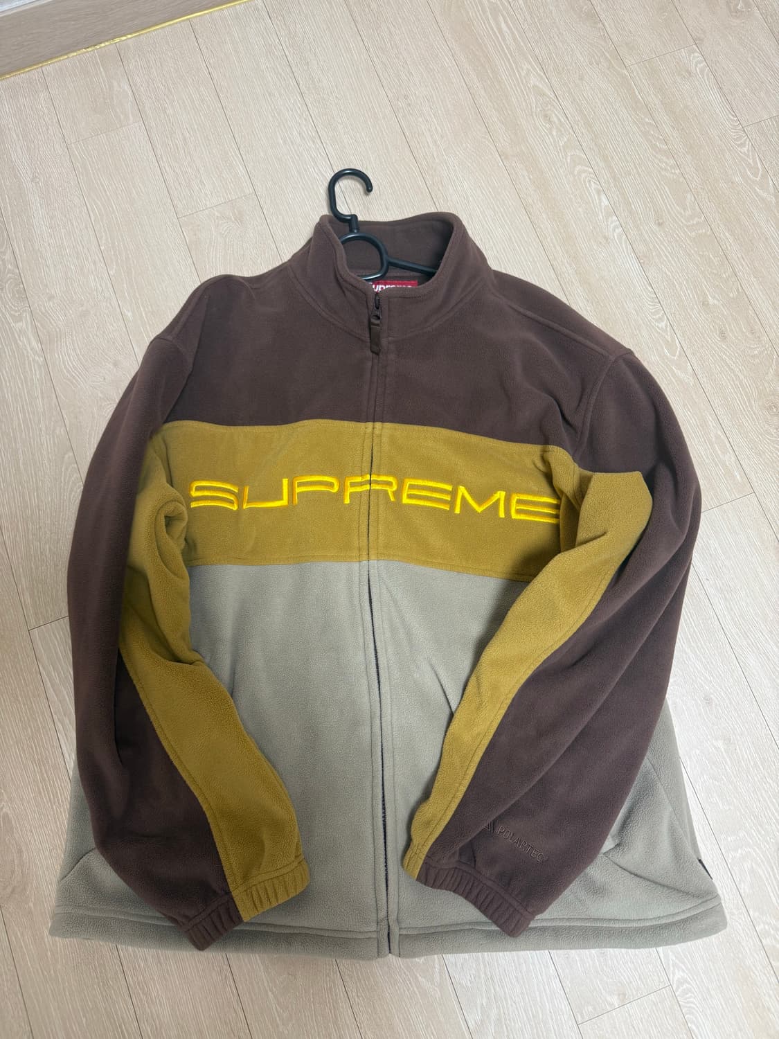 [xl] 슈프림 폴라텍 집 자켓 후리스 브라운 상품이미지1