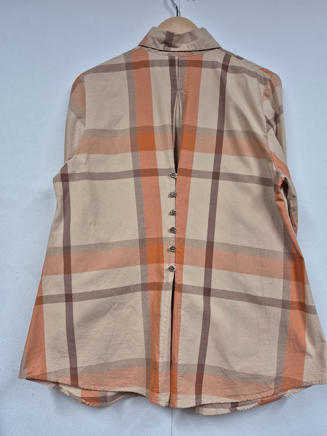 체크 루즈 블라우스 상품이미지4