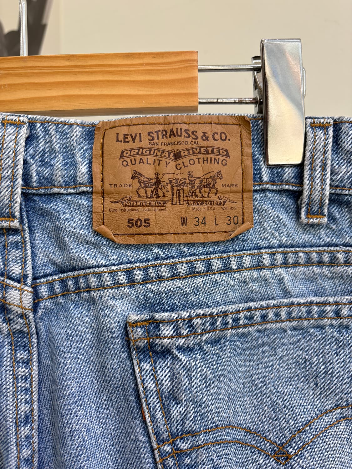 90's LEVIS 505 (Made in USA) 데님팬츠 상품이미지6