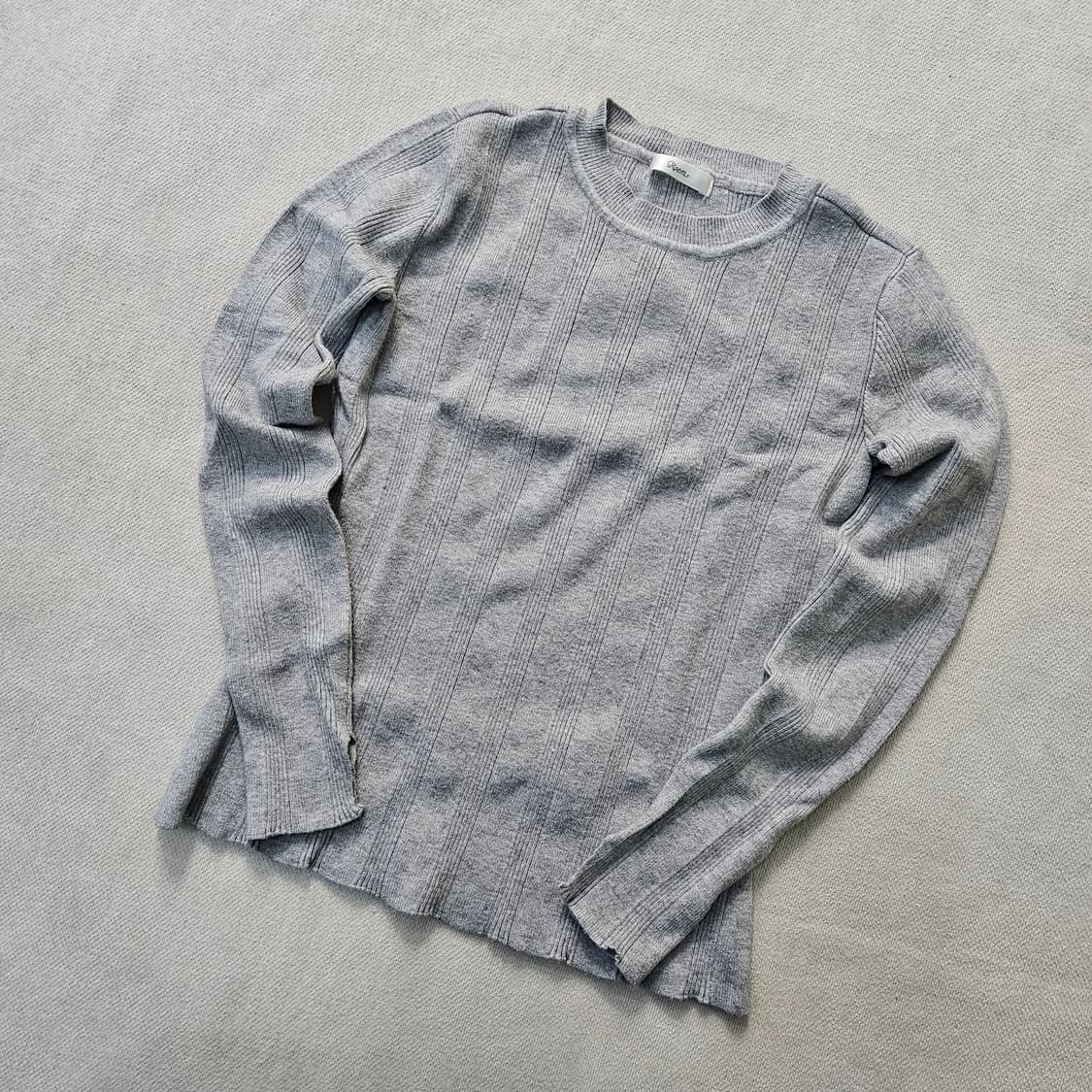 90 로엠 여성 골지 니트 0407Y 상품이미지1