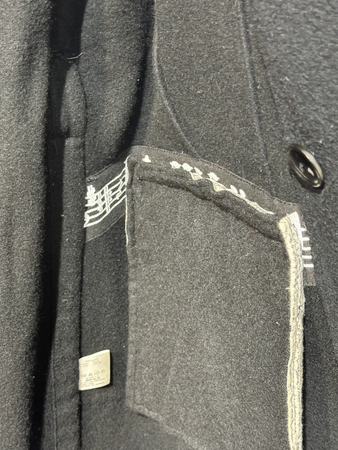 Number Nine black coat 상품이미지6