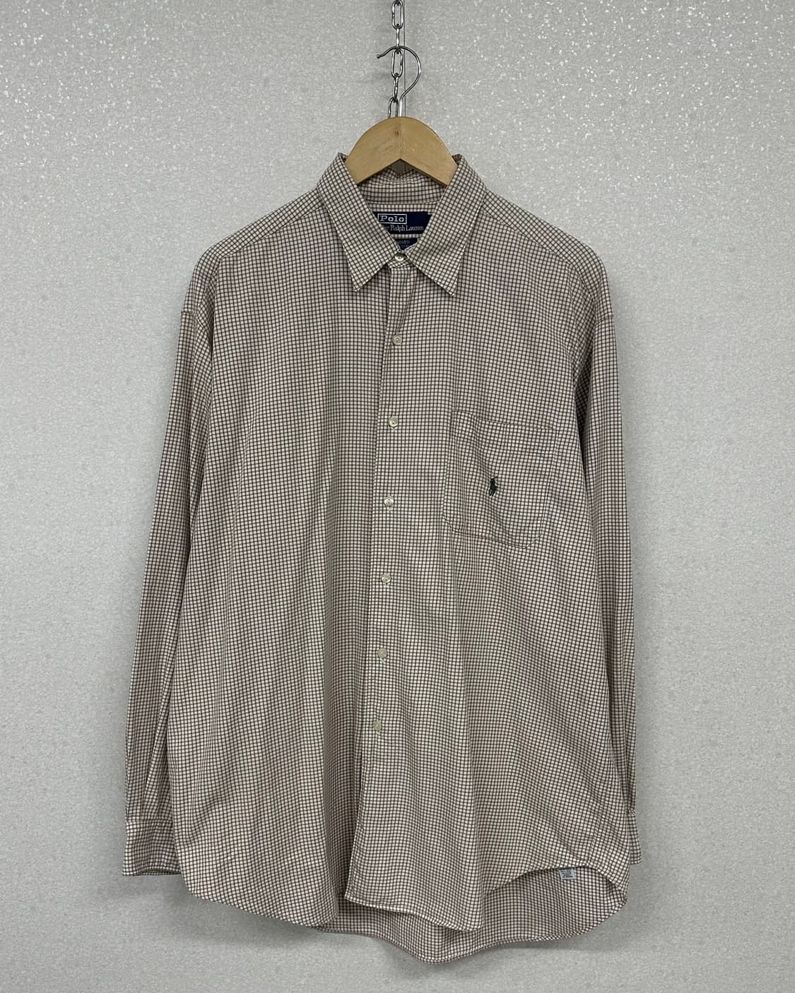 (XL)폴로 체크 포켓 셔츠-M2044 상품이미지1