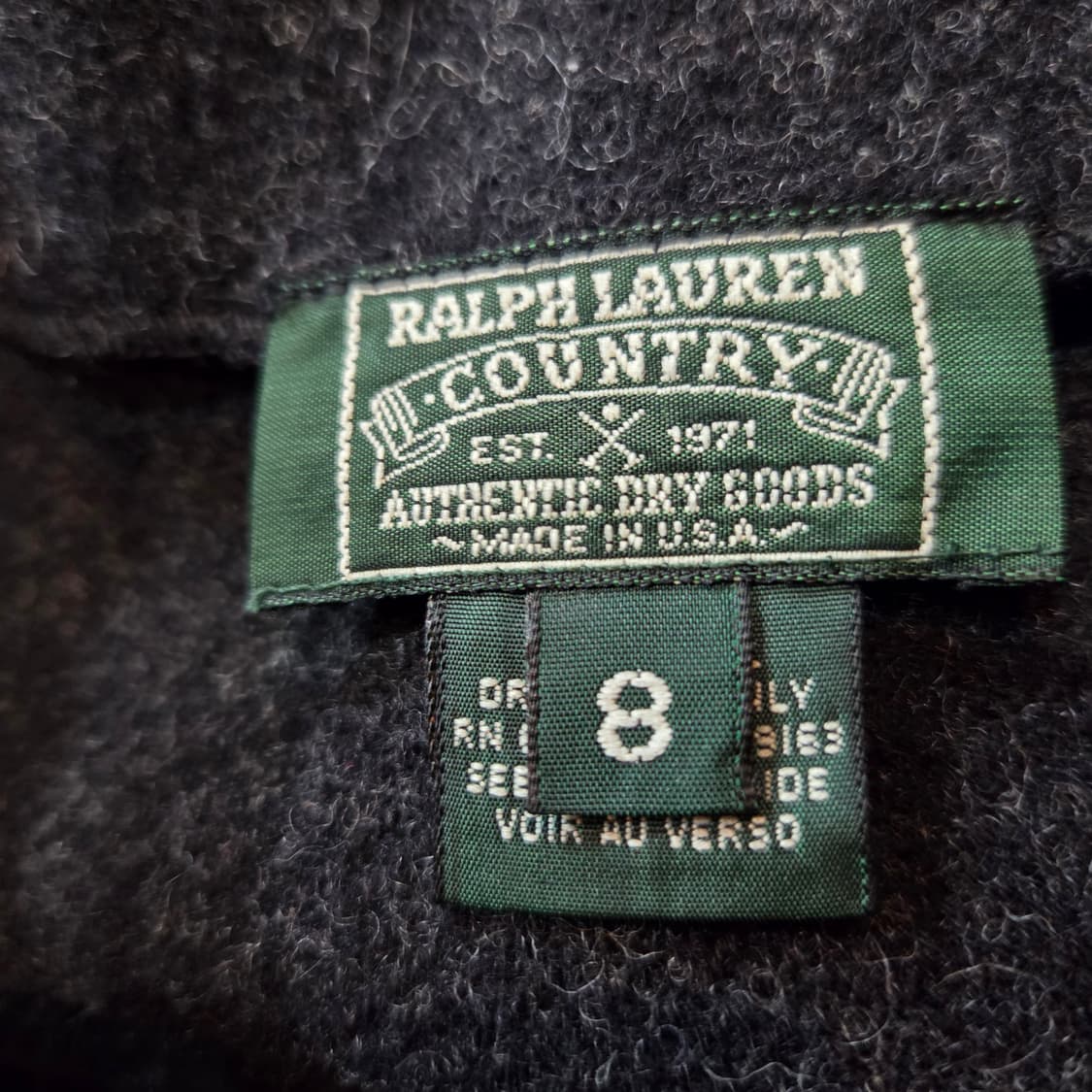 랄프로렌 컨트리 울100 프린지  랩 스커트 상품이미지5