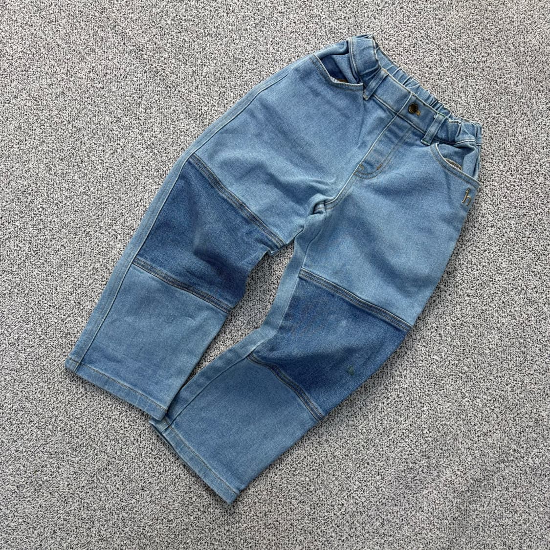 130(9Y) 헤지스 키즈 밴딩 청바지 0325J 상품이미지1