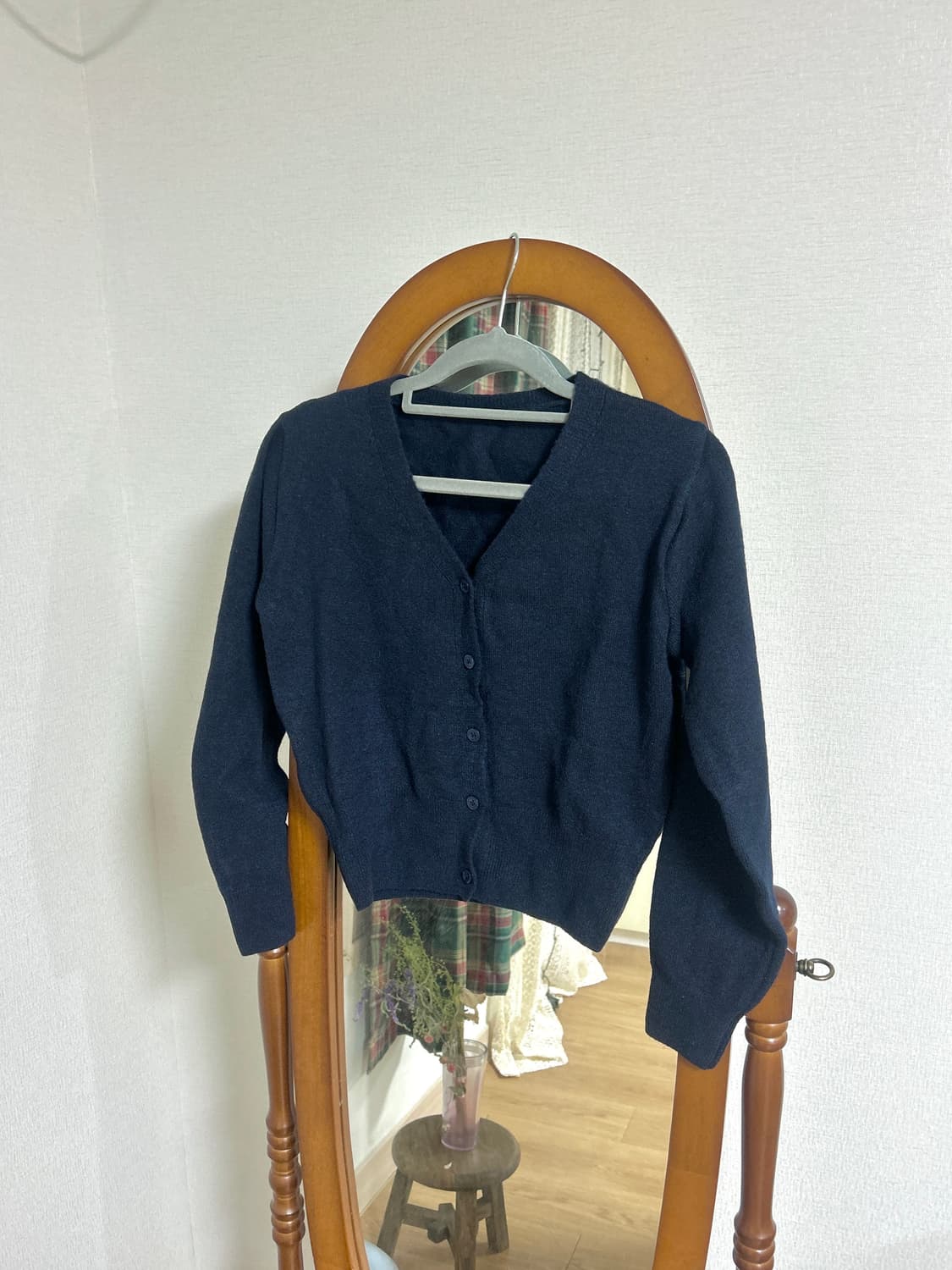 네이비 가디건 상품이미지1