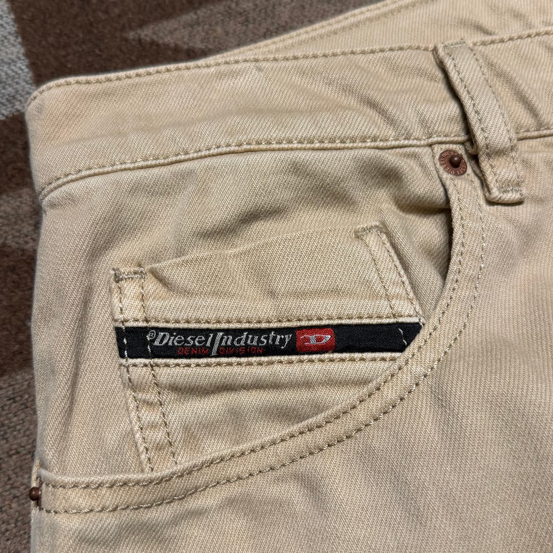 디젤 D-STRUKT 베이지 데님 팬츠 32 상품이미지2