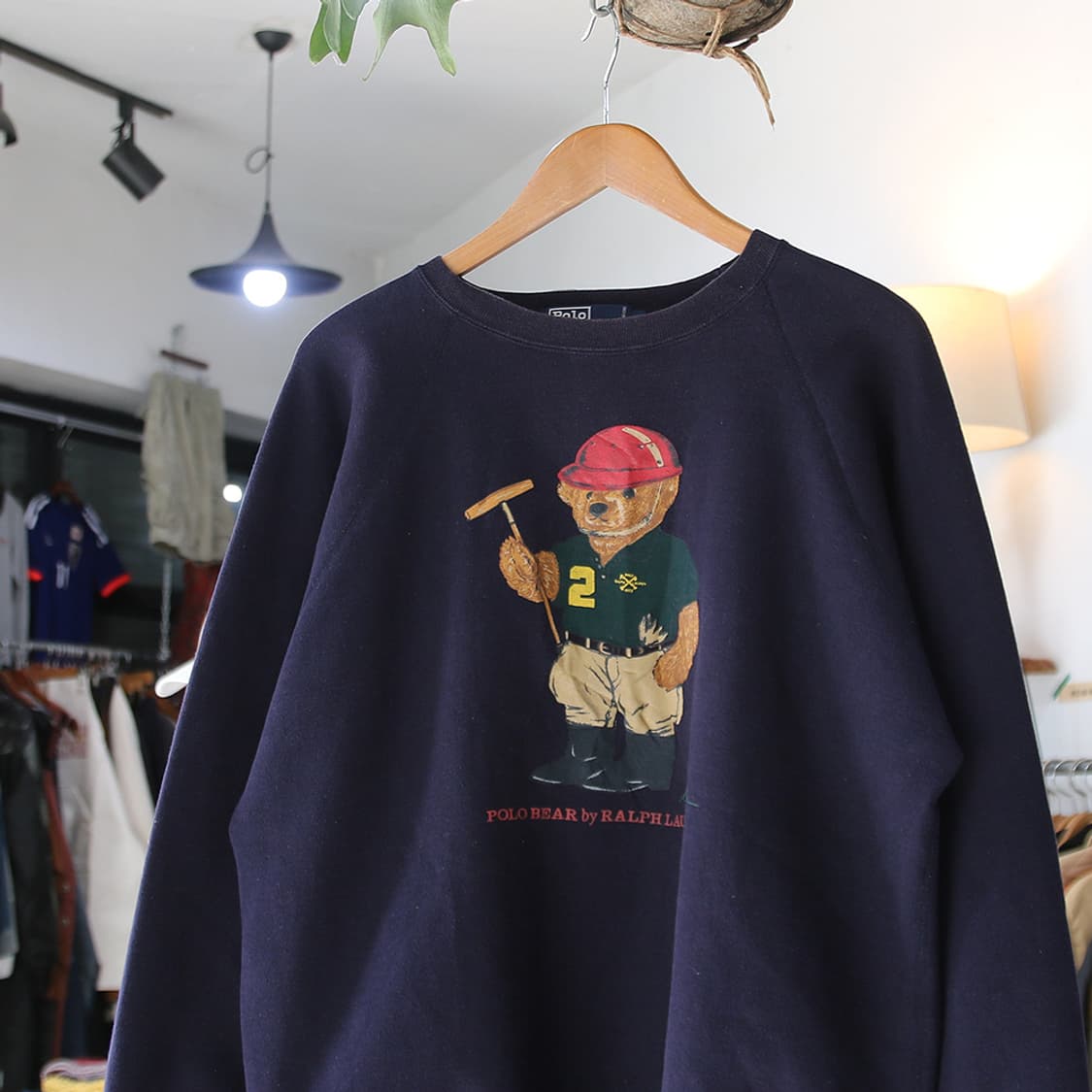 (착용컷) 폴로 랄프로렌 폴로 베어 스웻 셔츠 (남성용 103) 상품이미지1