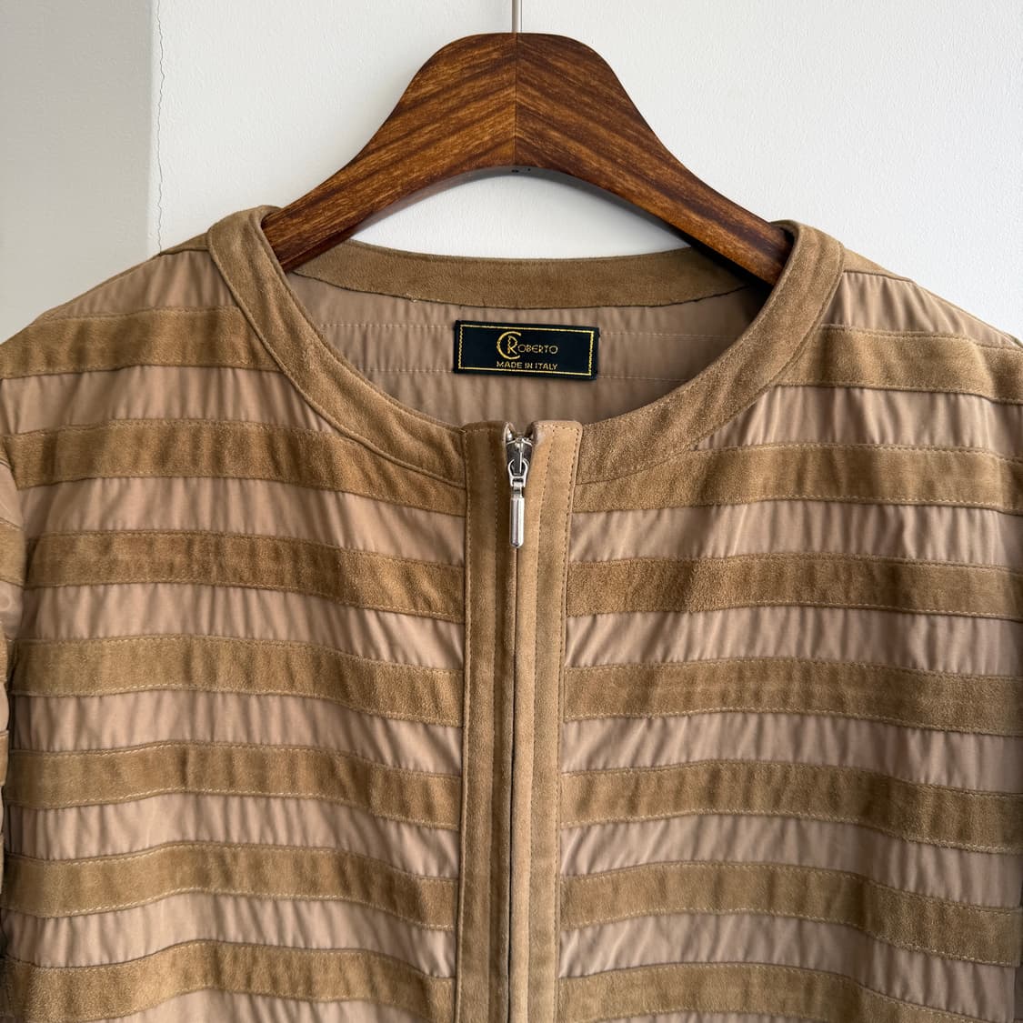 ltaly vtg 스웨이드 크롭 자켓 상품이미지3