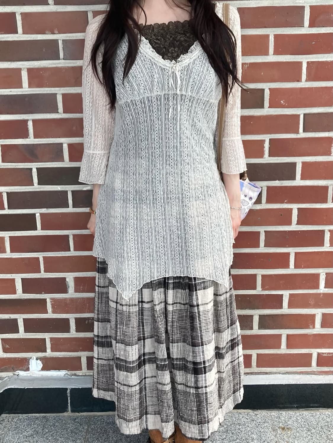 브라운 로즈 페어리 빈티지 코디세트 3pcs 상품이미지4
