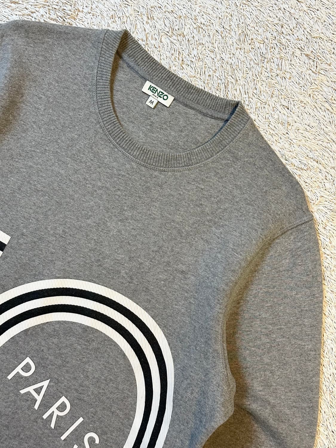 겐조 KENZO 파리 빅로고 맨투맨 그레이 상품이미지2