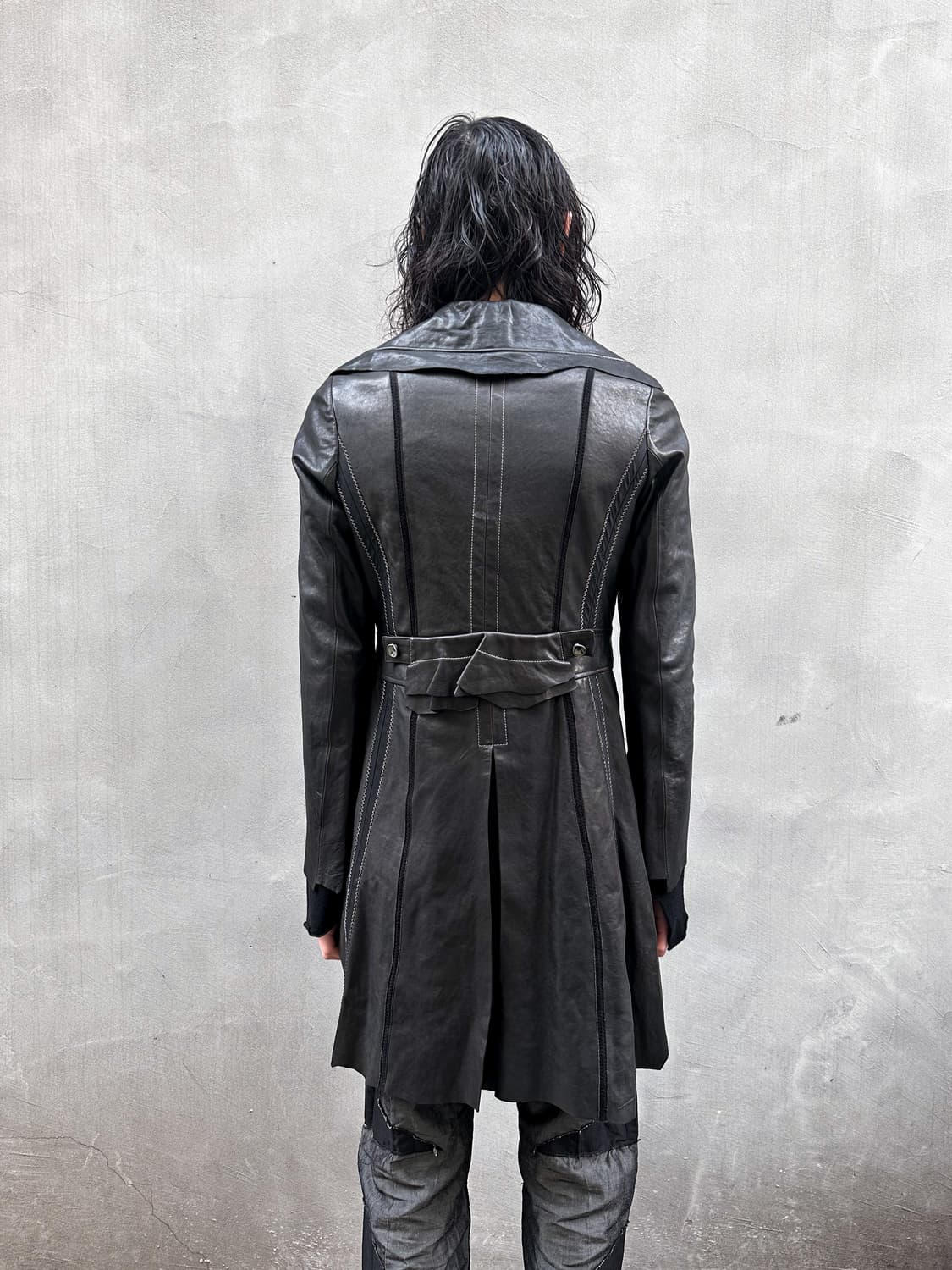 sheep leather cutting coat  상품이미지4