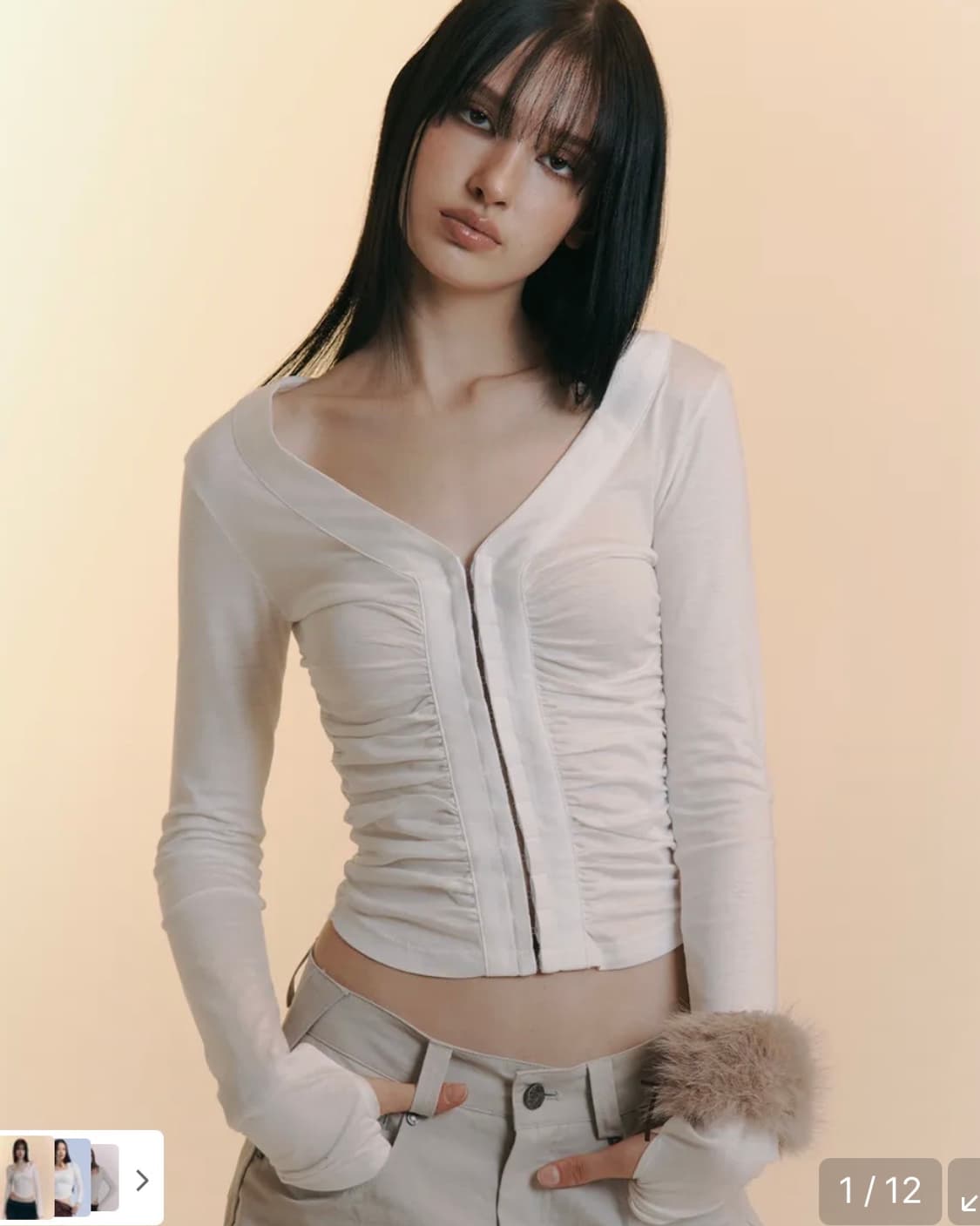 플리즈노팔로우 칸델라탑 아이보리  상품이미지1