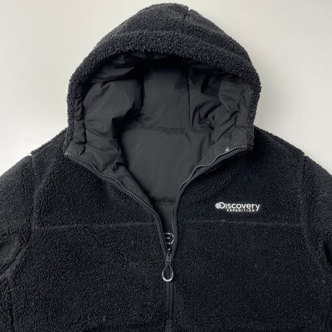 [중고] 디스커버리 케이드 양면 후리스 후드 집업 패딩 상품이미지5