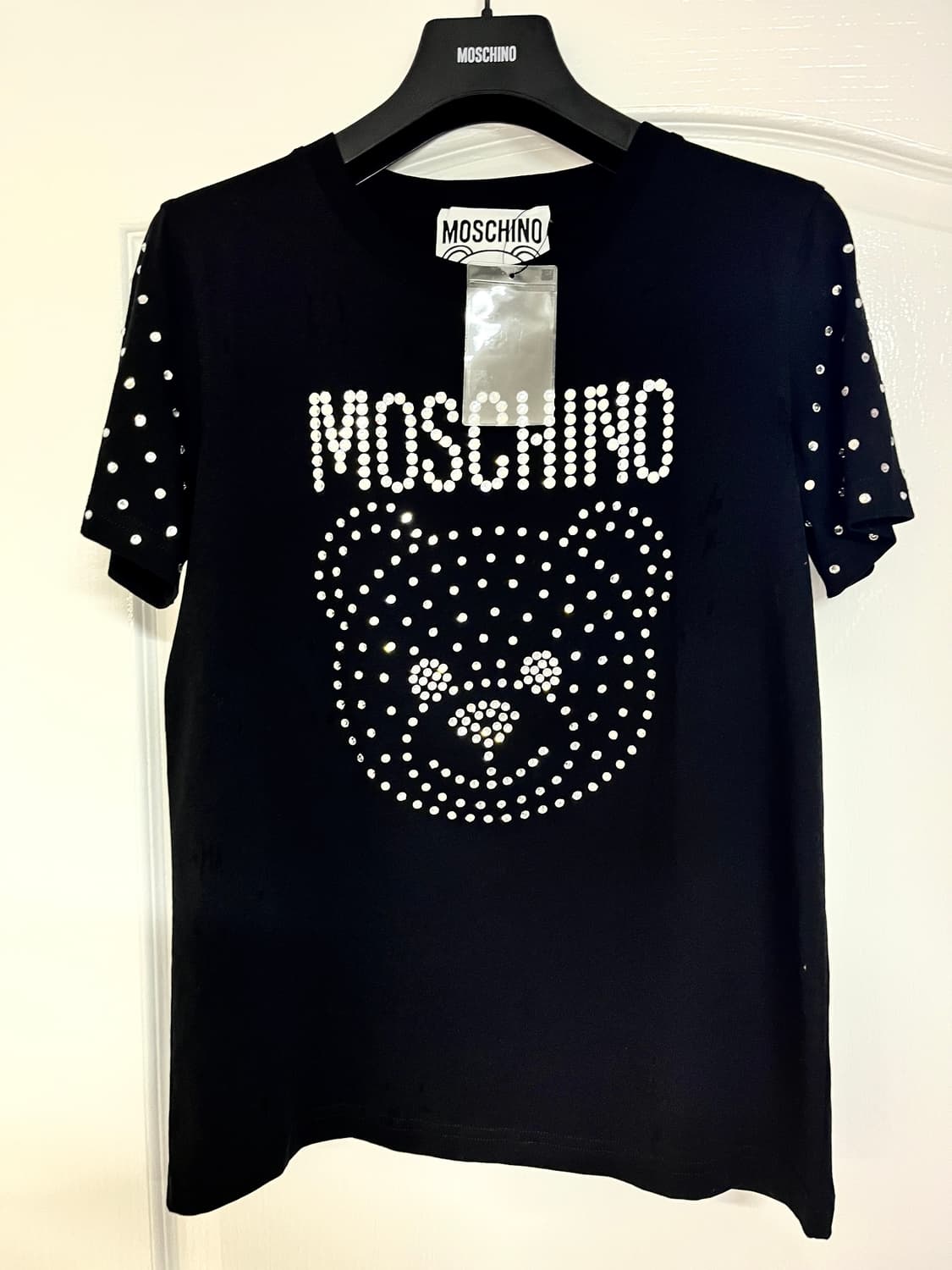 새상품)모스키노 테디베어 크리스탈 반팔티 상품이미지1