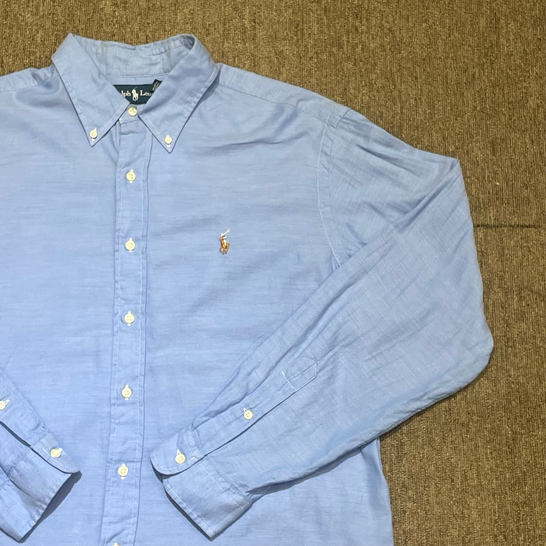 (XL) POLO 폴로 랄프로렌 솔리드 셔츠 클래식핏 상품이미지5