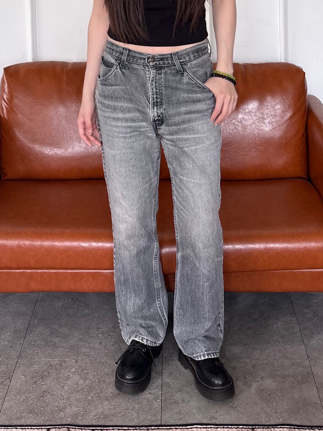 리바이스 752 오렌지탭 흑청 상품이미지4