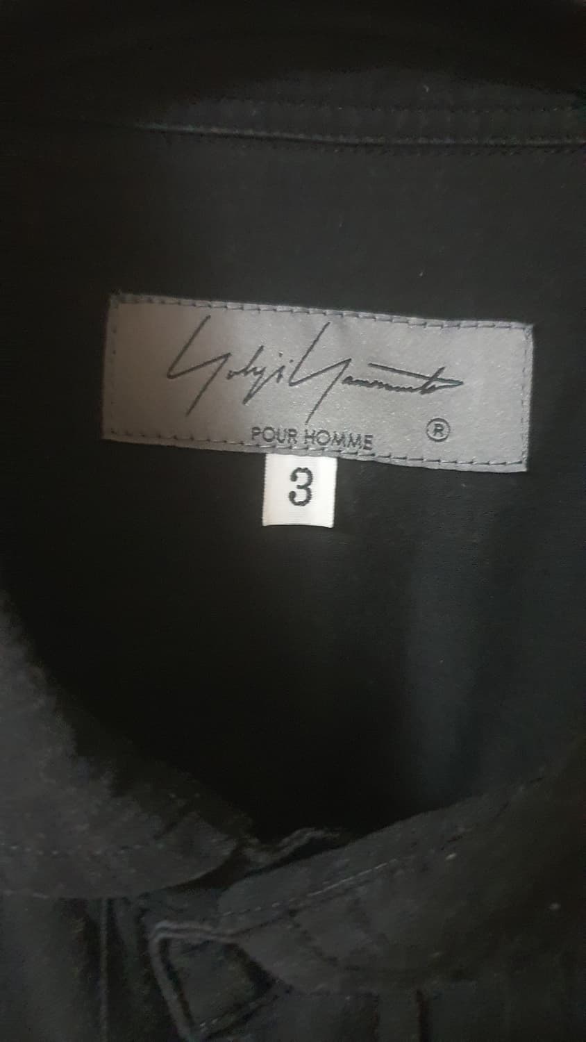 (3)요지야마모토 뿌르옴므 셀룰로오스 롱셔츠 상품이미지3