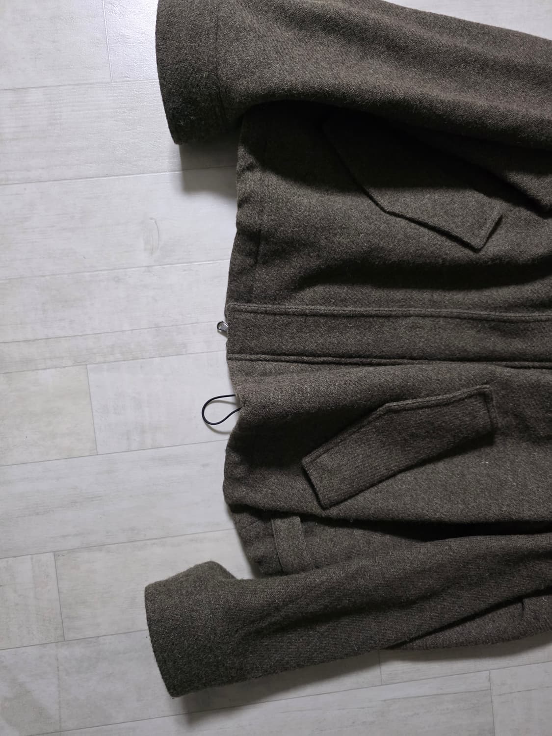 포커페이스 해리스 트위드 오버사이즈 블루종 48 상품이미지3