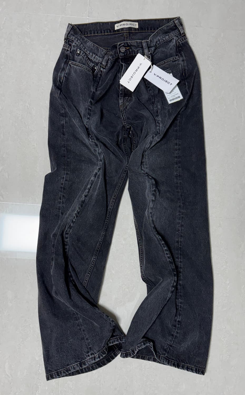 와이프로젝트 22fw 와이어진(블랙, 30) 상품이미지2