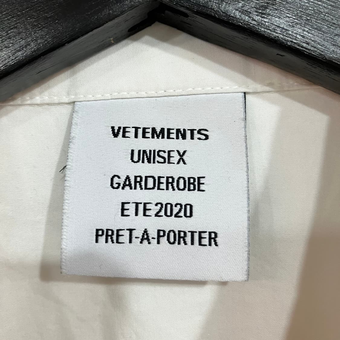 베트멍 아카이브 레터링 화이트셔츠 상품이미지6