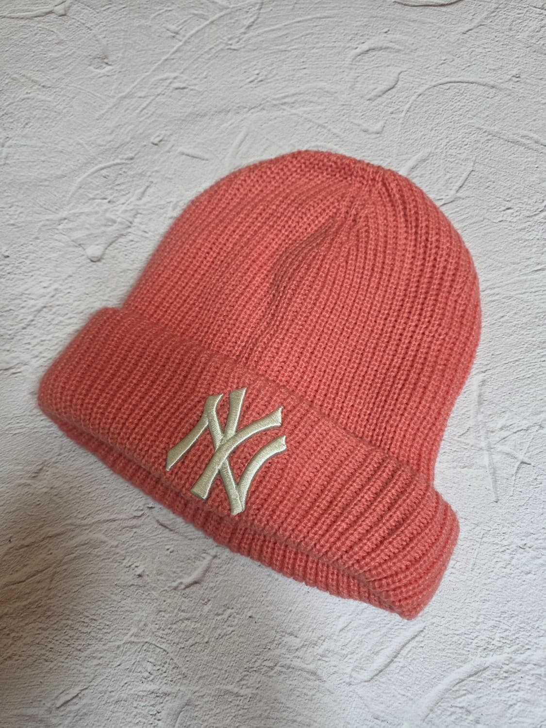 뉴욕 양키스 젤리비니 딥핑크색 비니 모자 상품이미지1