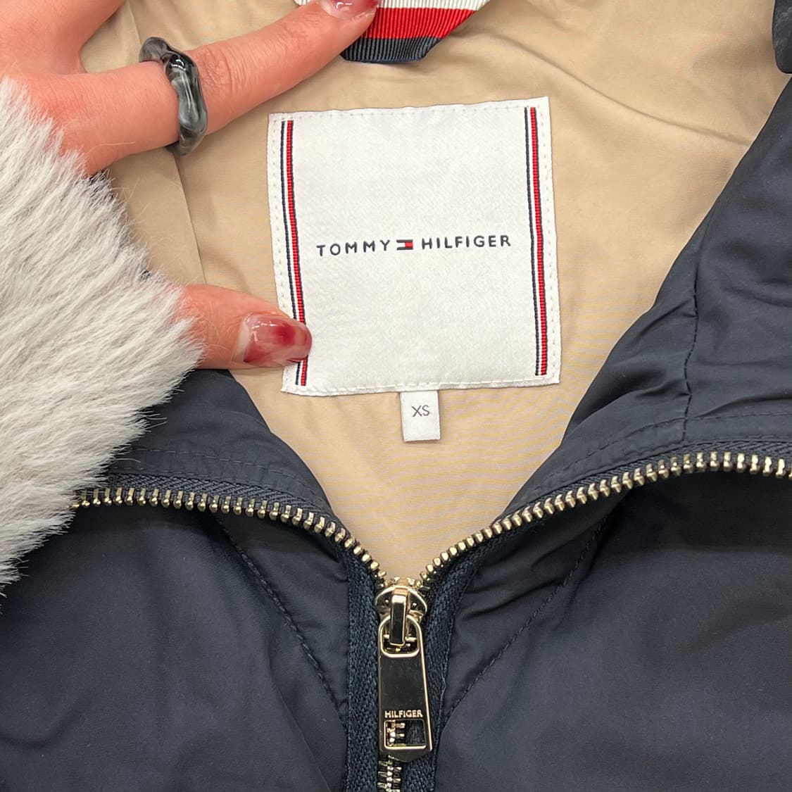타미힐피거 퀼팅 후드 패딩 r2661 상품이미지6