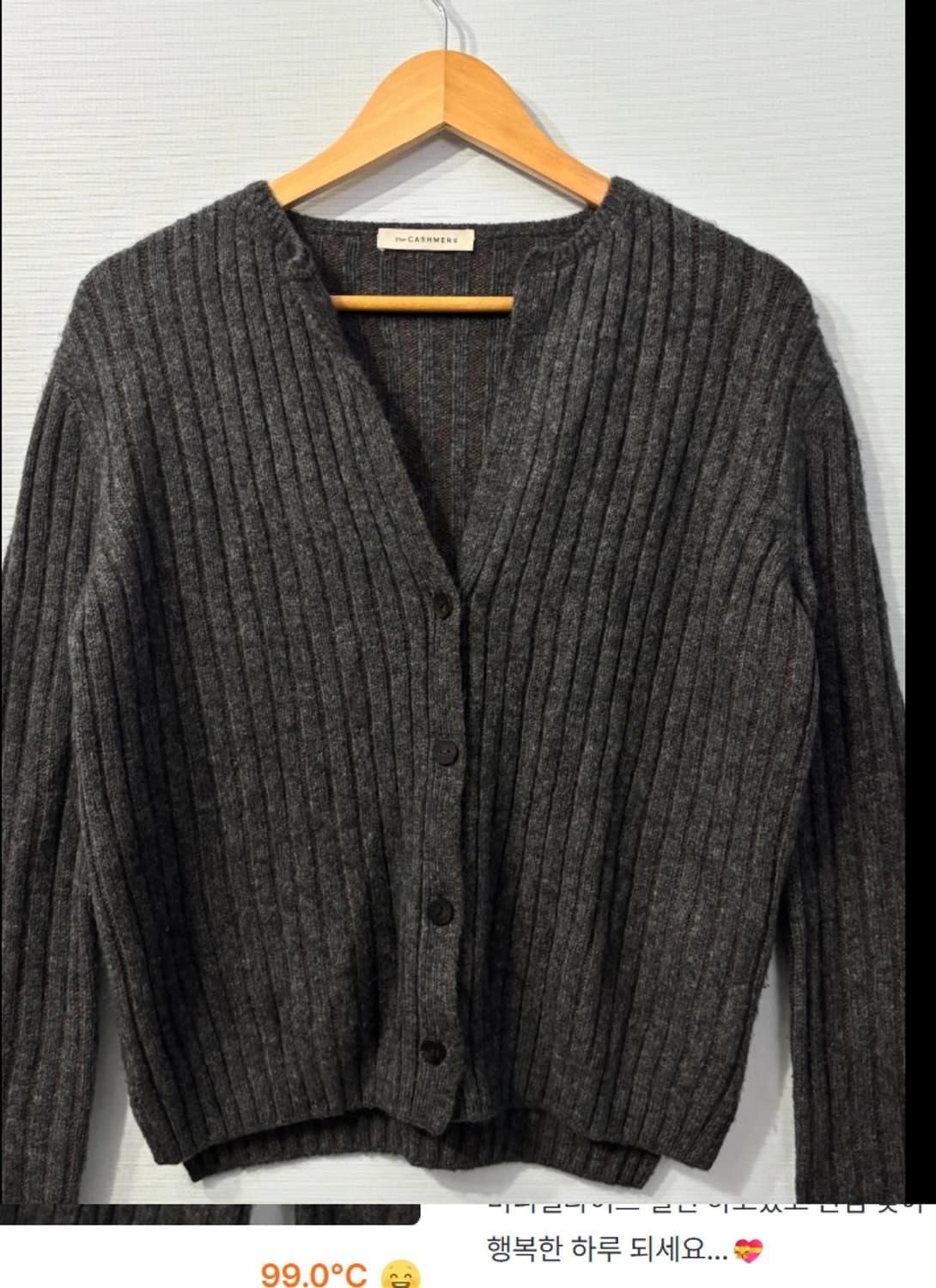 더캐시미어 THE CASHMERE 캐시미어 가디건 Free 상품이미지4