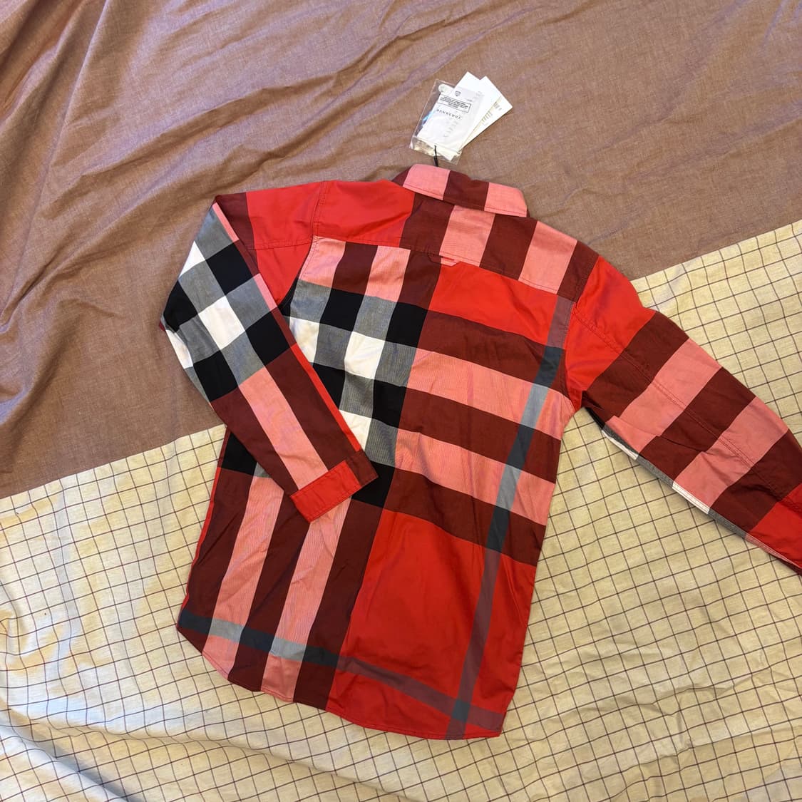 버버리 키즈 체크 남방 (12y)   상품이미지7