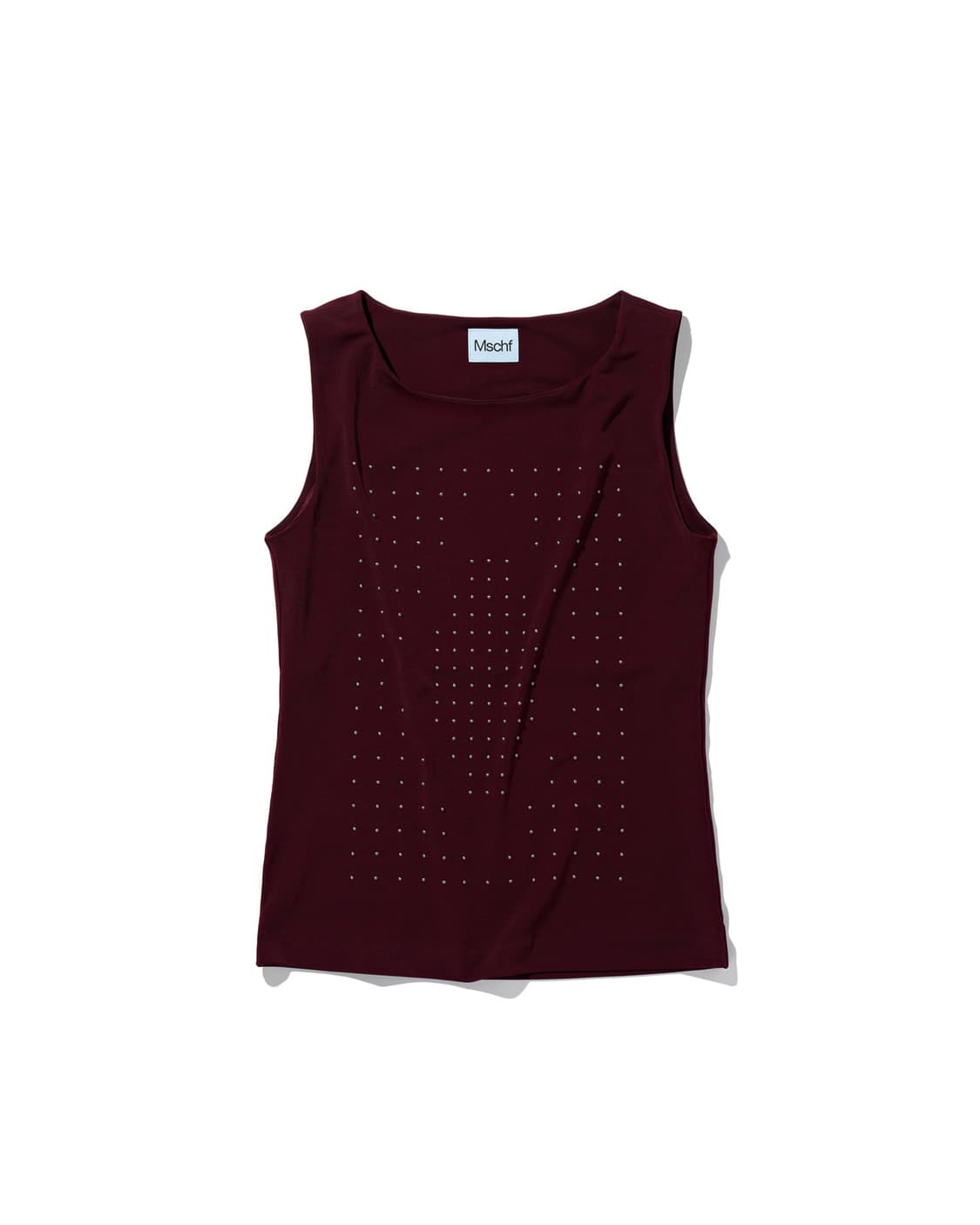 SILENT GLAM SLEEVELESS_BURGUNDY 상품이미지1