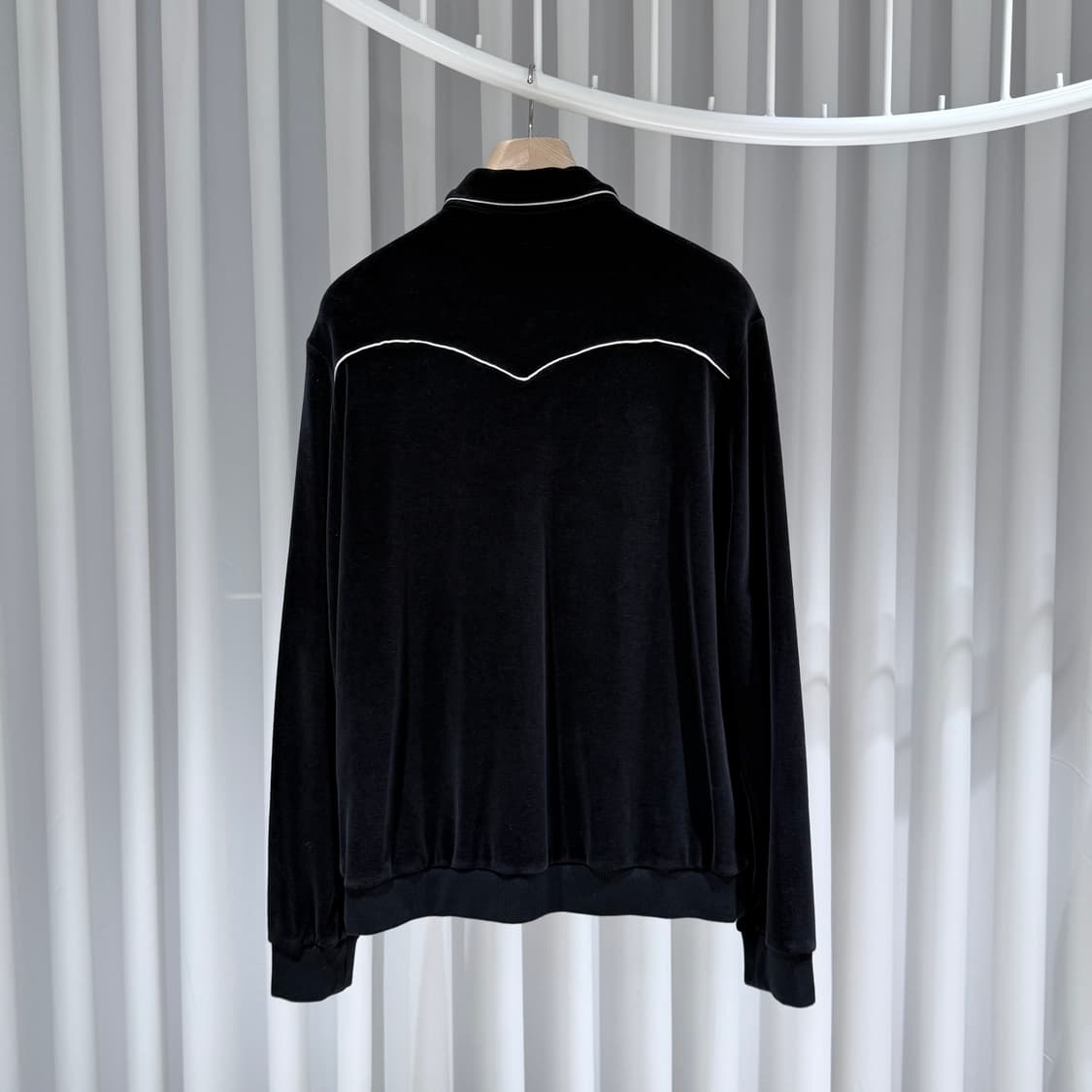 XL / 셀린느 벨벳 폴로 셔츠 상품이미지4